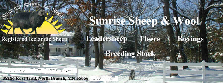 Welcome to Sunrise Sheep & Wool